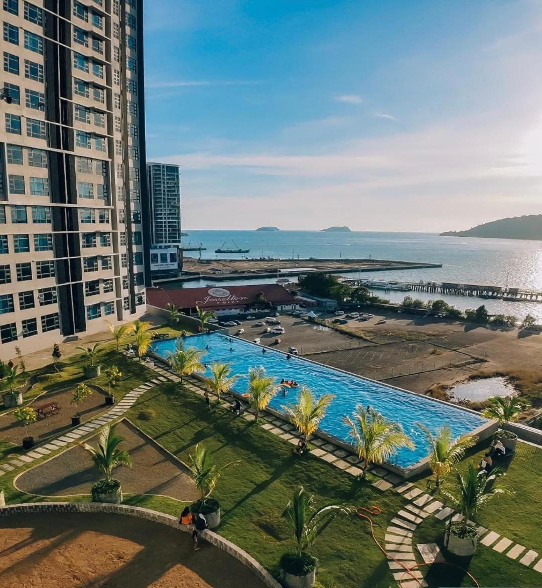 Seaview Luxury Condo Homestay 2Bed 2Bath Jesselton Quay By R2 Residence Kota Kinabalu Eksteriør billede